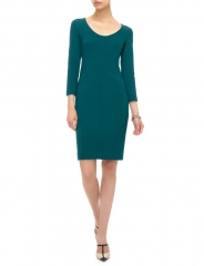 Teal Scoopneck Dress at Avenue 32