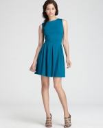 Teal blue dress by Aqua at Bloomingdales