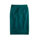 Teal pencil skirt from J Crew at J. Crew