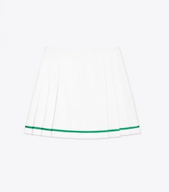 Tech Twill Pleated Tennis Skirt at Tory Burch