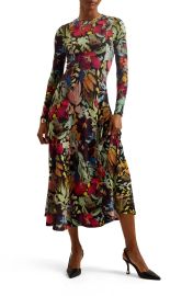 Ted Baker Alexann Floral Long Sleeve Dress at Nordstrom