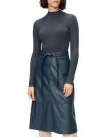 Ted Baker Alltaa Knitted Bodice Pleather Skirt Dress   Bloomingdales at Bloomingdales