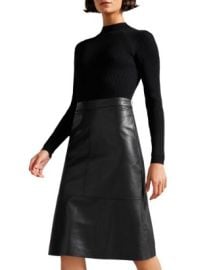 Ted Baker Alltaa Knitted Mixed Media Dress Bloomingdales at Bloomingdales