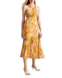 Ted Baker Ansa Cross Front Pleated Midi Dress   Bloomingdales at Bloomingdales