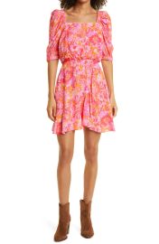 Ted Baker Betha Floral Square Neck Dress at Nordstrom Rack