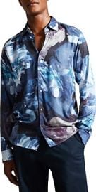 Ted Baker Bitonto Bold Floral Regular Fit Shirt Bloomingdales at Bloomingdales