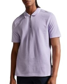 Ted Baker Buer Textured Zip Polo Shirt   Bloomingdales at Bloomingdales