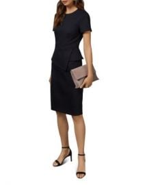 Ted Baker Elynah Working Title Asymmetric Peplum Dress Women - Bloomingdale s at Bloomingdales