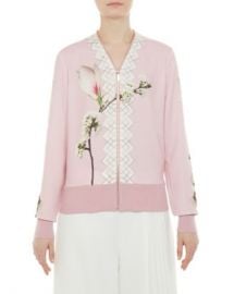 Ted Baker Emylou Harmony Print Zip Cardigan Women - Bloomingdale s at Bloomingdales