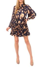 Ted Baker Floral Print Pleated Shirtdress at Nordstrom