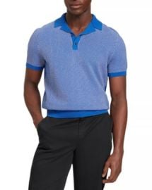 Ted Baker Gregry Textured Knit Polo Shirt Bloomingdales at Bloomingdales