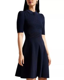 Ted Baker Hillder Mixed Stitch Knit Dress at Bloomingdales