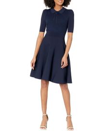 Ted Baker Hillder Mixed Stitch Knit Dress at Zappos