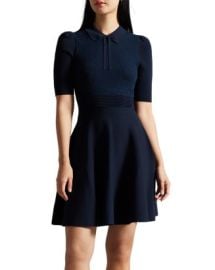 Ted Baker Hillder Mixed Stitch Knit Dress Bloomingdales at Bloomingdales