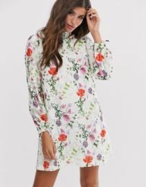 Ted Baker Imane tunic dress in hedgerow print at ASOS