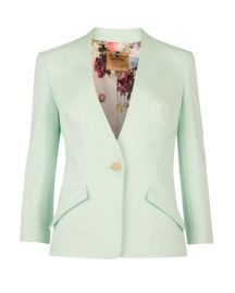 Ted Baker Jacket - Ellsie Curved Hem in mint at Bloomingdales