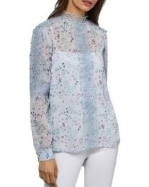 Ted Baker Javiera Lace-Trimmed Floral Top Women - Bloomingdale s at Bloomingdales