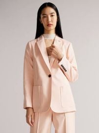 Ted Baker Kaisa Blazer Pale Pink 6 at John Lewis