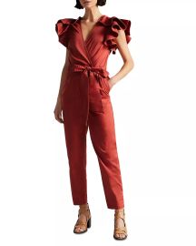 Ted Baker Karine Ruffled Jumpsuit at Bloomingdales