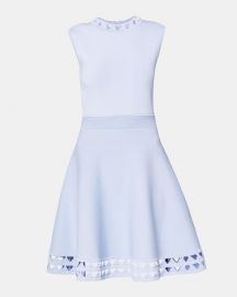 Ted Baker Kathlyn Cut-work knitted skater dress at Ted Baker