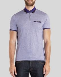 Ted Baker Kyroe Oxford Polo in Purple at Bloomingdales