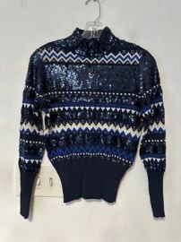 Ted Baker Limara Sparkle Fair Isle Sweater size 0XS eBay at eBay