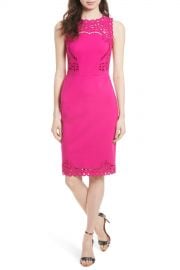 Ted Baker London   Verita Cutout Yoke Sheath Dress   Nordstrom Rack at Nordstrom Rack