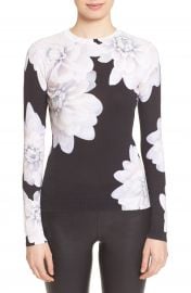 Ted Baker London  Traze   Floral Print Cotton Sweater at Nordstrom