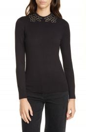 Ted Baker London Azaleo Embellished Neck Sweater   Nordstrom at Nordstrom