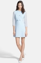 Ted Baker London Bow Detail Stretch A-Line Dress at Nordstrom