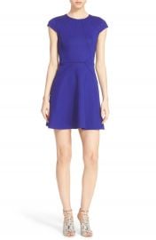 Ted Baker London Cap Sleeve Skater Dress at Nordstrom