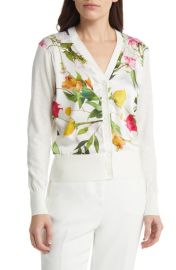 Ted Baker London Chantri Floral Cardigan at Nordstrom