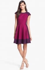 Ted Baker London Colorblock Woven A-Line Dress at Nordstrom