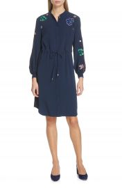 Ted Baker London Dioss Embroidered Shirtdress   Nordstrom at Nordstrom