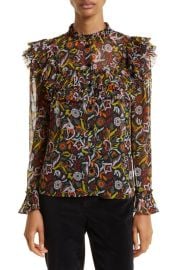 Ted Baker London Ehllana Ruffle Detail Blouse at Nordstrom