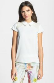 Ted Baker London Faux Pearl Embellished Top at Nordstrom