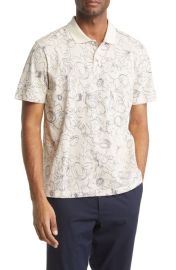 Ted Baker London Holler Regular Fit Scribble Print Polo at Nordstrom