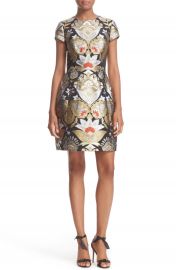 Ted Baker London Imoen Opulent Orient Jacquard Fit  amp  Flare Dress   Nordstrom at Nordstrom