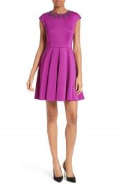 Ted Baker London J adore Embellished Fit   Flare Dress at Nordstrom