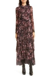 Ted Baker London Janeti Tiered Long Sleeve Dress at Nordstrom