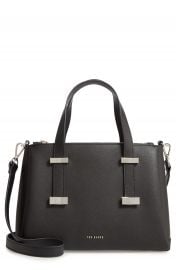 Ted Baker London Julieet Large Adjustable Handle Leather Satchel   Nordstrom at Nordstrom