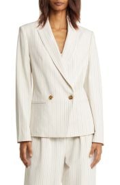 Ted Baker London Kllara Stripe Double Breasted Blazer at Nordstrom