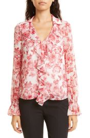 Ted Baker London Laurent Ruffle Front Blouse at Nordstrom