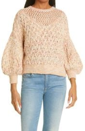 Ted Baker London Lorensa Chunky Cable Summer Sweater in Camel Size 6 at Nordstrom