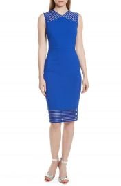 Ted Baker London Lucette Mesh Detail Body Con Dress at Nordstrom