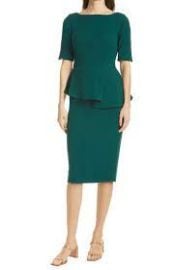 Ted Baker London Romolaa Peplum Detail Dress at Nordstrom