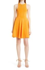 Ted Baker London Salny Flippy Knit Dress in Dark Orange  at Nordstrom