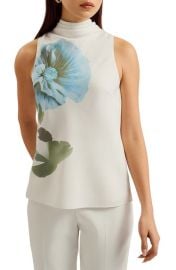 Ted Baker London Setsuko Floral Sleeveless Top at Nordstrom