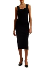 Ted Baker London Sharmay Scallop Body-Con Midi Dress at Nordstrom