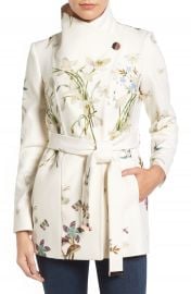 Ted Baker London Spring Meadow Wool Blend Wrap Coat at Nordstrom